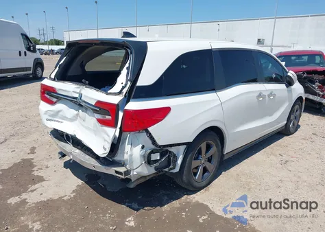 2022 Honda Odyssey Ex z USA, uszkodzony, nr VIN 5FNRL6H58NB053071